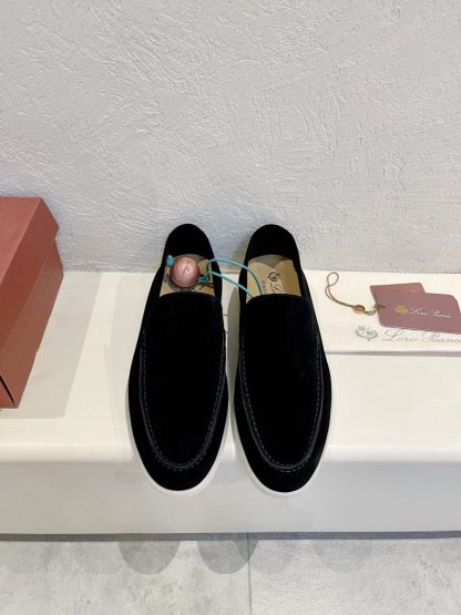Replica Loro Piana Men's Summer Walk Loafers Suede Loafer #3195