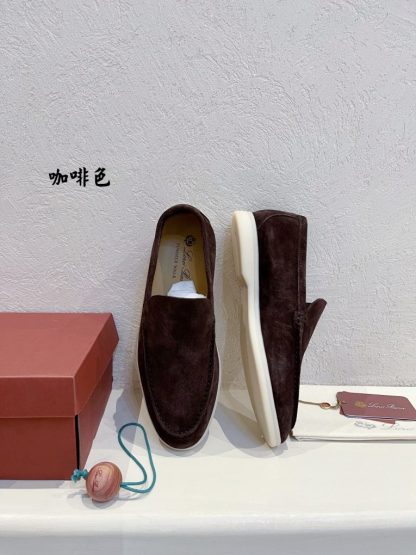  Loro Piana Men's Summer Walk Loafers Suede Loafer #3184 - Image 2