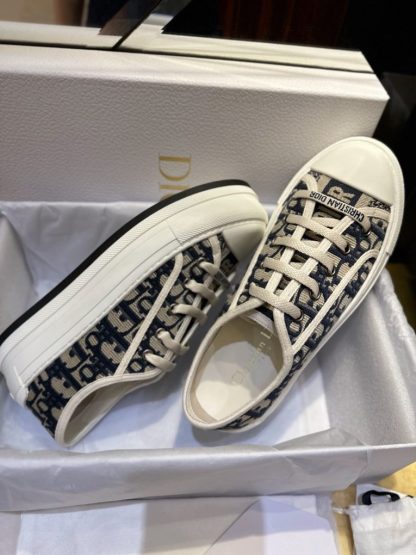  Dior Walk'n'Dior Platform Sneaker Deep Blue For Women 2024 #3324 - Image 12