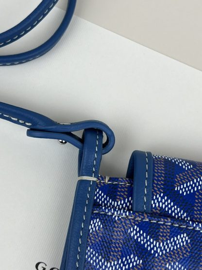  Goyard Plumet Pocket Wallet Strap Bags Sky Blue #3391 - Image 7