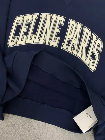  Women's Oversized Celine Sweatshirt in Cotton Fleece #3600 - Image 8