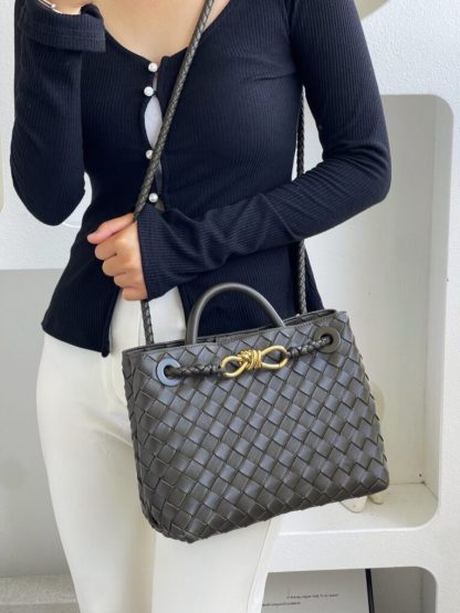 Bottega Veneta Small Andiamo Tote Bag Top handle bag Fondant #3646 - Image 2