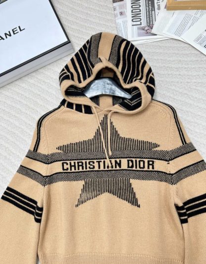  Dior DiorAlps Three-Quarter Sleeve Hooded Sweater For Women #3724 - Image 7