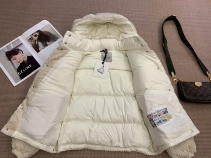  Moncler Daos Chenille Women's Down Jacket Beige #3753 - Image 8