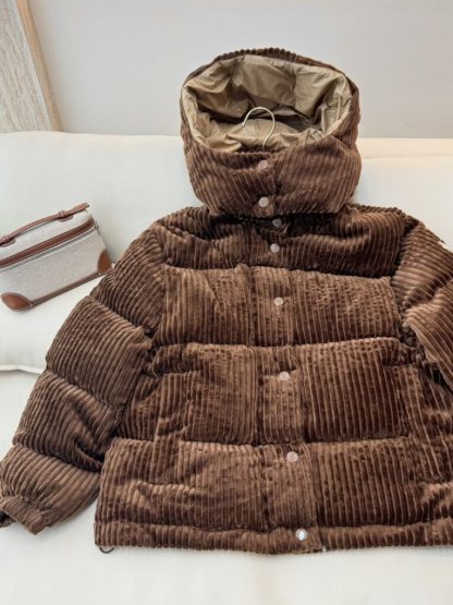  Moncler Daos Chenille Women's Down Jacket Brown #3754 - Image 16