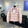 REPLICA MONCLER MAIRE HOODED SHORT DOWN JACKET FOR WOMEN PINK #3989 - Image 9
